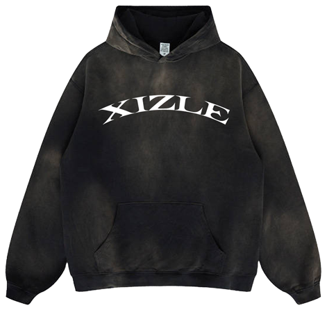 XIZLE WASH LOGO HOODIE