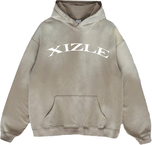 XIZLE WASH LOGO HOODIE